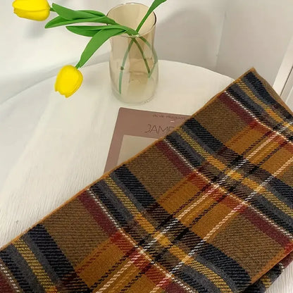 Women's Plaid Scarf - Versatile Winter Shawl