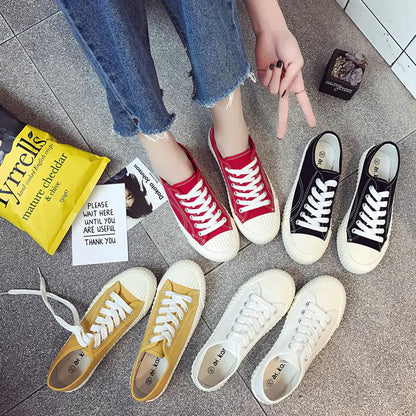 Breathable Canvas Biscuit Shoes