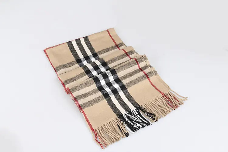 Autumn Winter Unisex Plaid Scarf - Fashionable Style