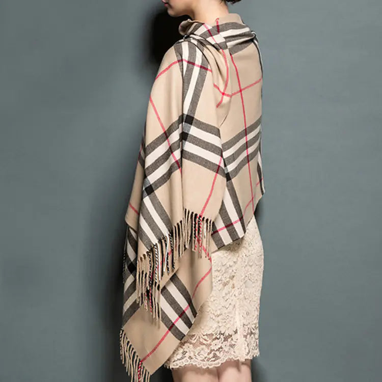 Autumn Winter Unisex Plaid Scarf - Fashionable Style