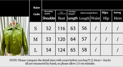 Green Faux Leather Jacket