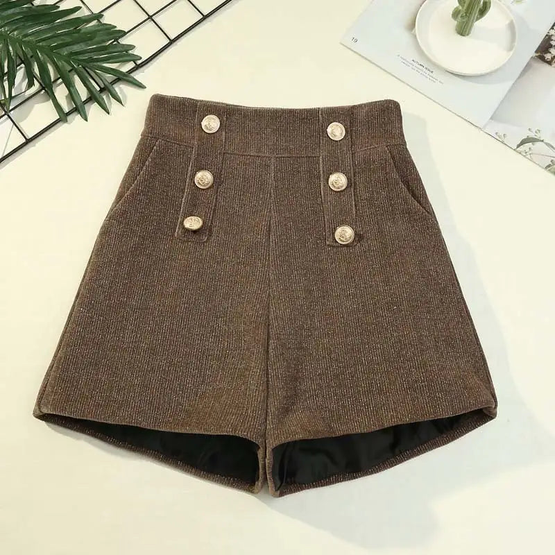 High-Waist A-Line Wide-Leg Boot Pants