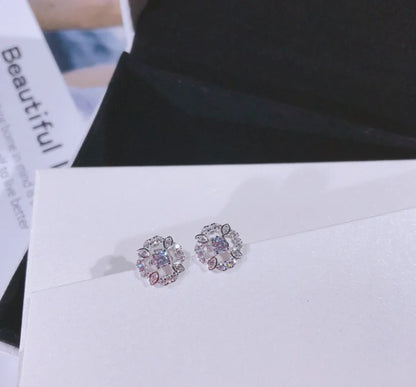 Hollow Flower Stud Earrings