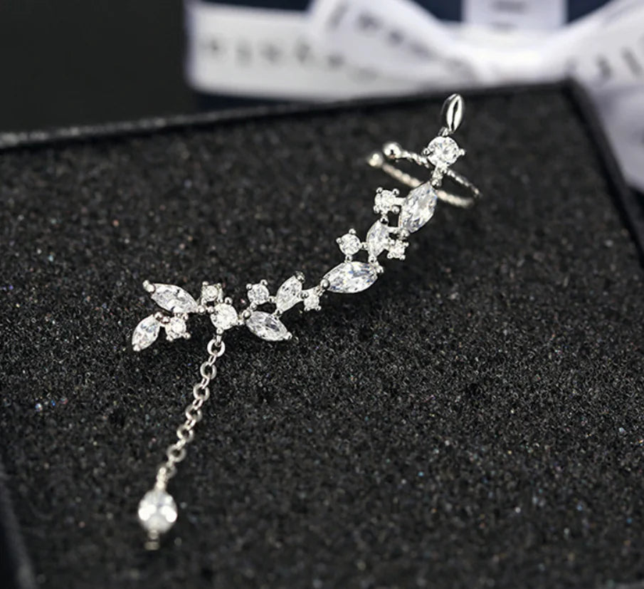 Crystal Tassel Earrings