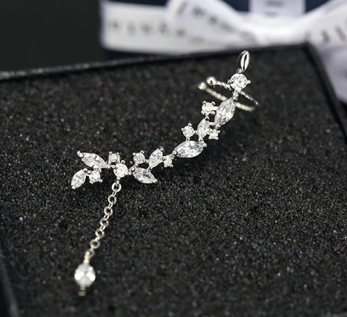 Crystal Tassel Earrings