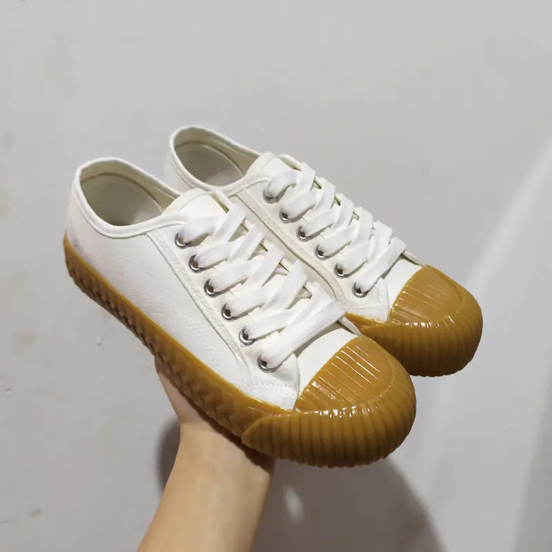 Breathable Canvas Biscuit Shoes