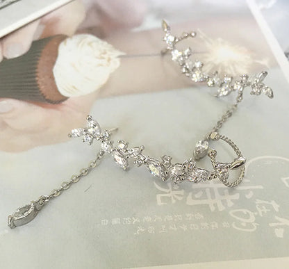 Crystal Tassel Earrings