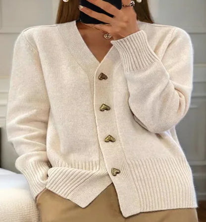 Estelle Women's Casual Winter Flat Knit Cardigan (One Piece)