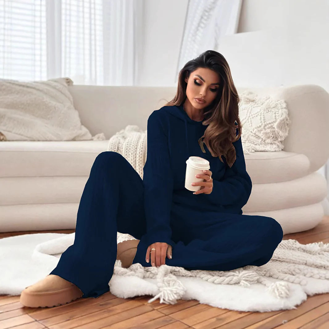 Chic Autumn-Winter Hoodie Lounge Set