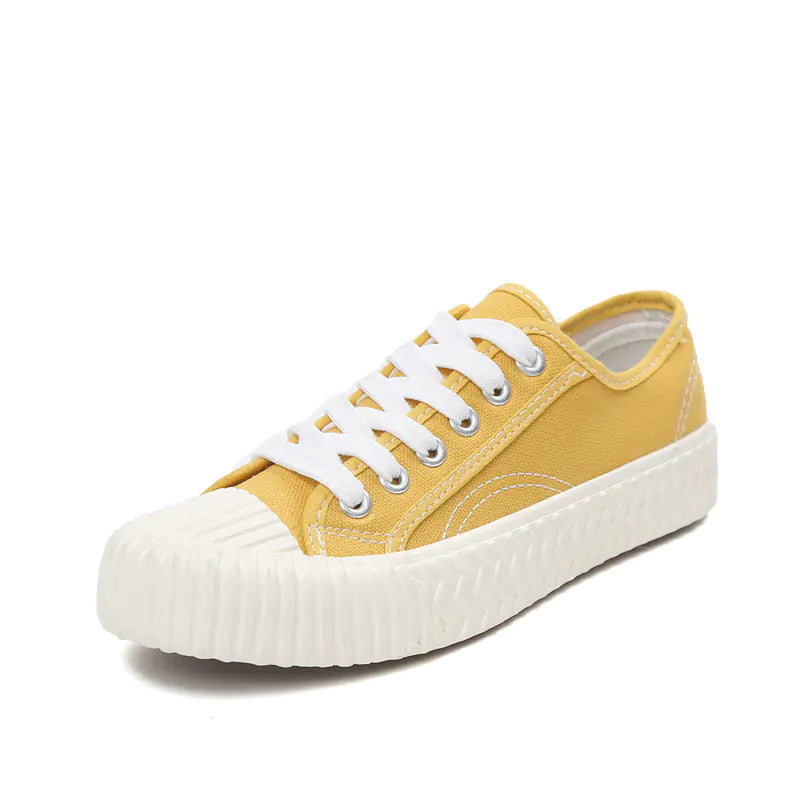 Breathable Canvas Biscuit Shoes