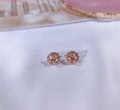 Hollow Flower Stud Earrings