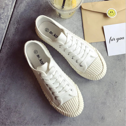 Breathable Canvas Biscuit Shoes