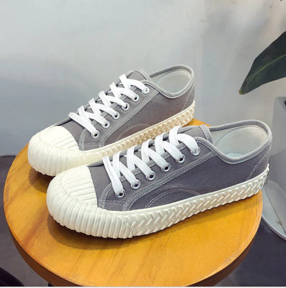 Breathable Canvas Biscuit Shoes
