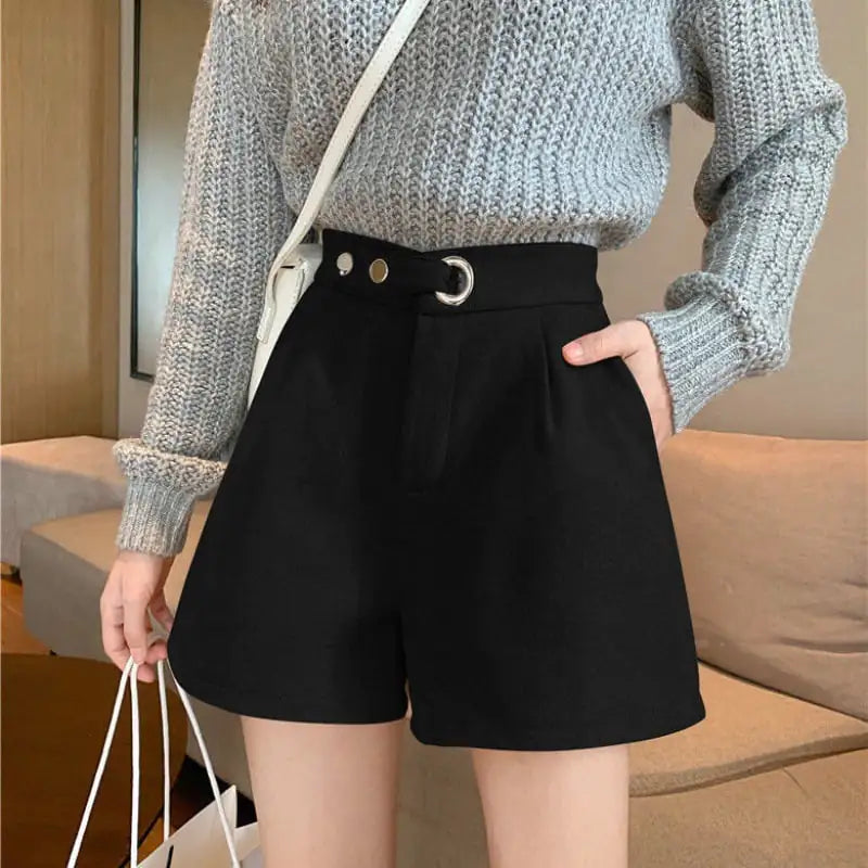 High Waist Wide Leg A-Line Boot Pants for Spring/Summer