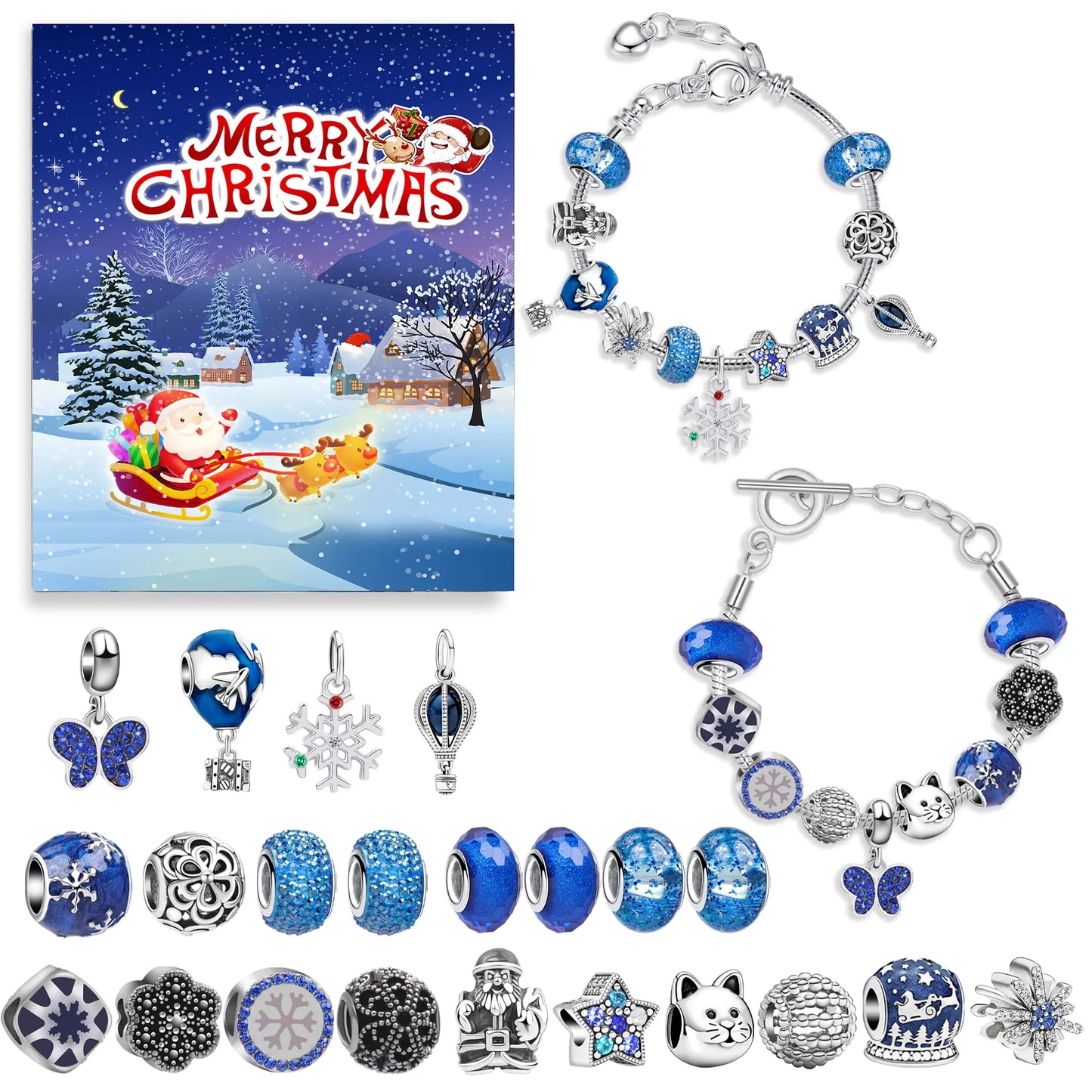 Blue Christmas Sled Blind Box Collection