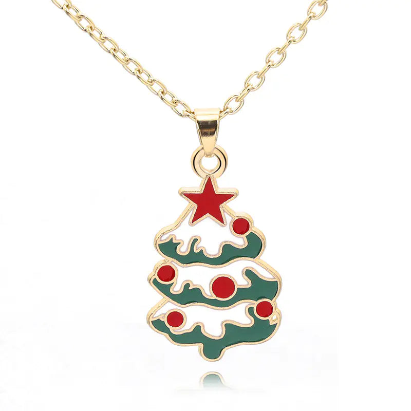 Christmas Tree Necklace Pendant